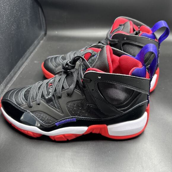 Nike Jumpman Two Trey Men's Size 8.5 Black/True Blue Sneakers – New in Box - Picture 9 of 11